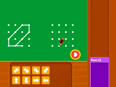 Connect Diagonally Functions Coding Games For kids