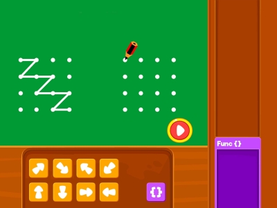 Connect Diagonally Functions Coding Games For kids