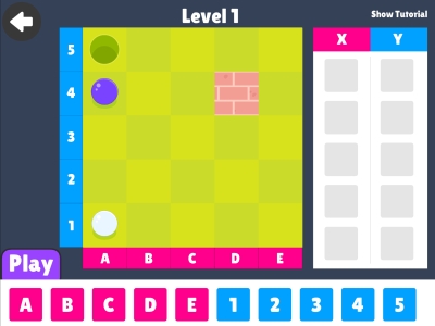 Co-ordinates Coding games For Kids