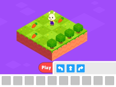 Carrot Chase Functions Coding Games For kids