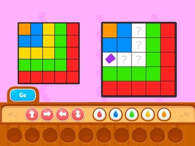Paint The Squares Functions Coding Games For kids