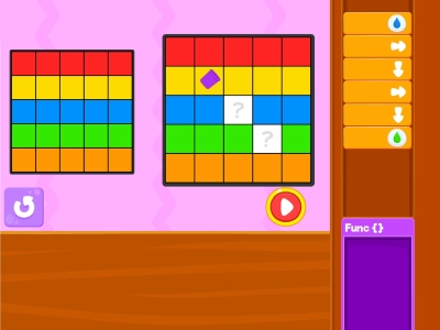 Paint The Squares  Coding Games For kids