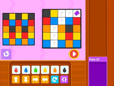 Paint The Squares Advance Coding Games For kids